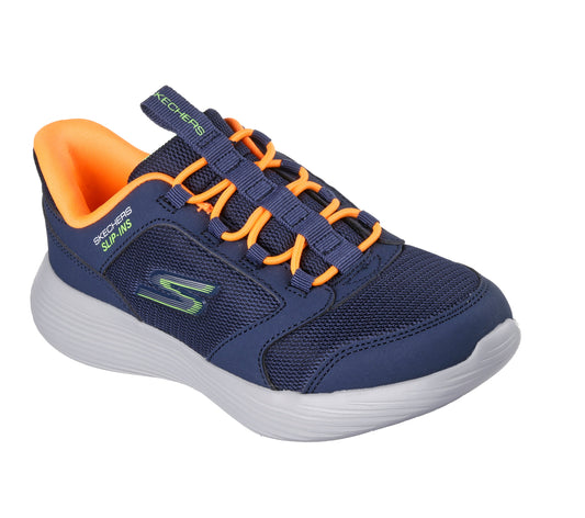 Skechers Pantofi copii baieti sport GO RUN 400 V2 TURBO BRISK 403899L NAVY/ORANGE ICB0106-NVOR