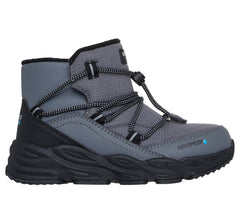 Skechers Ghete copii baieti TURBO TREAD STORM GLIDER 406385L CHARCOAL/BLACK ICB0111-CCBK