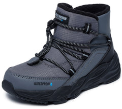 Skechers Ghete copii baieti TURBO TREAD STORM GLIDER 406385L CHARCOAL/BLACK ICB0111-CCBK