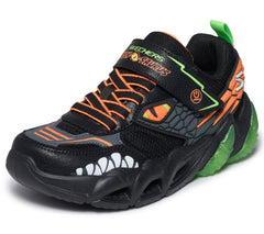 Skechers Pantofi copii baieti SKECH O SAURUS LIGHTS 3.0 400175L BLACK/LIME ICB0124-BKLM