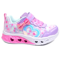 Skechers Pantofi copii sport fete FLUTTER HEART LIGHTS 302691N LVHP ICF0076-LVHP