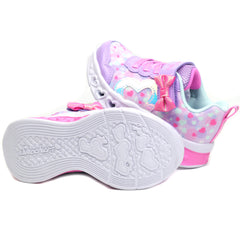 Skechers Pantofi copii sport fete FLUTTER HEART LIGHTS 302691N LVHP ICF0076-LVHP