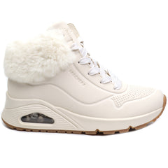 Skechers Ghete copii fete Uno Fall Air 310539L NATURAL ICF0077-NAT