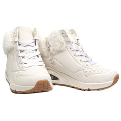 Skechers Ghete copii fete Uno Fall Air 310539L NATURAL ICF0077-NAT