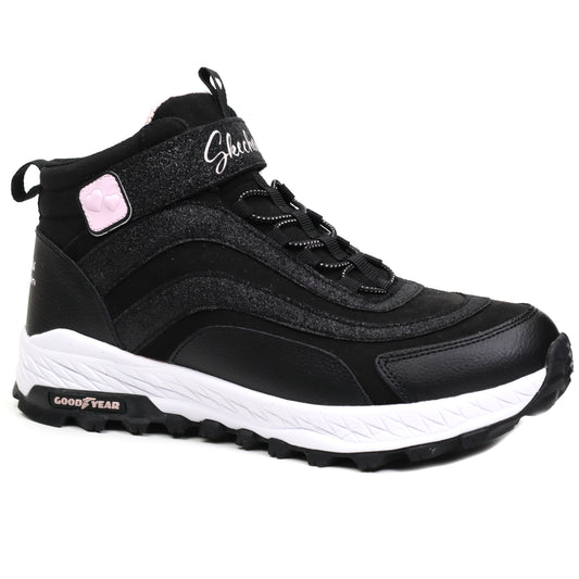 Skechers Ghete copii fete FUSE TREAD 302948L BLACK ICF0078-BBK