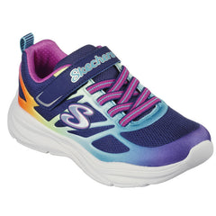 Skechers Pantofi copii sport fete POWER JAMS 303503L NAVY/MULTICOLOR ICF0079-NVMT
