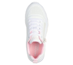Skechers Pantofi copii sport fete UNO LITE EASY ZIP 310387L WHITE ICF0094-WHT
