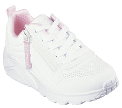 Skechers Pantofi copii sport fete UNO LITE EASY ZIP 310387L WHITE ICF0094-WHT