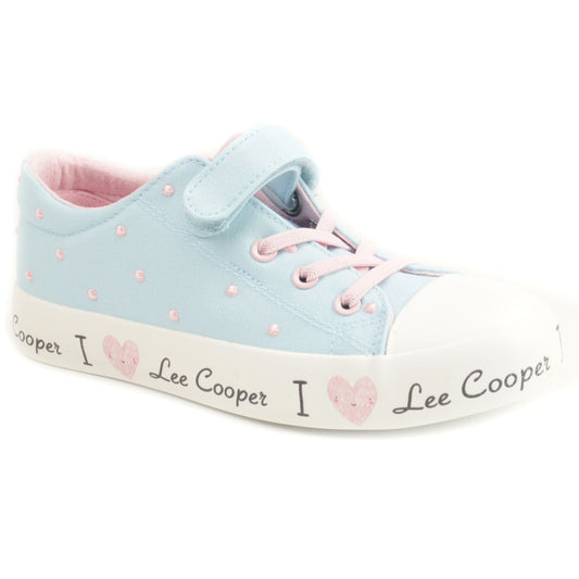 Lee Cooper Pantofi copii fete sport LCW 25 02 3268K bleu ICF0117-BLU