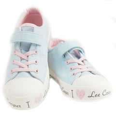 Lee Cooper Pantofi copii fete sport LCW 25 02 3268K bleu ICF0117-BLU