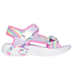 Skechers Sandale copii fete UNICORN DREAMS SANDAL DREAMY 303107L LAVENDER/MULTICOLOR ICF0120-LVMT