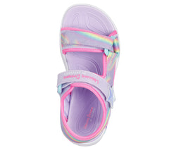Skechers Sandale copii fete UNICORN DREAMS SANDAL DREAMY 303107N LAVENDER/MULTICOLOR ICF0121-LVMT