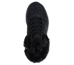 Skechers Ghete copii fete UNO LITE COZY LEOPARD 310362L BBK ICF0135-BBK