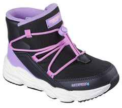 Skechers Ghete copii fete TURBO TREAD 303492L BLACK/MULTICOLOR ICF0136-BKMT