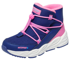 Skechers Ghete copii fete TURBO TREAD 303492L NAVY/PINK ICF0136-NVPK