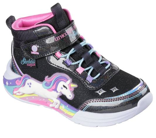 Skechers Ghete copii fete UNICORN CHASER 303302L NAVY/MULTICOLOR BLACK/MULTICOLOR ICF0137-BKMT