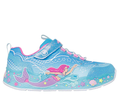 Skechers Pantofi copii fete MERMAID DREAMS 303060L BLUE/MUTICOLOR ICF0144-BLMT