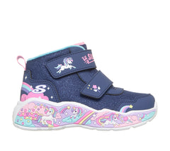 Skechers Ghete copii fete PLAY SCENE 303163N NAVY/MULTICOLOR NVMT ICF0156-NVMT