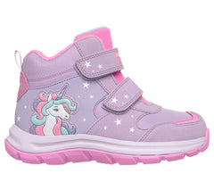 Skechers Ghete copii fete DYNAMIC TRAIL SNUGGLE WALKS 303490L PINK/MULTICOLOR LIGHT ICF0157-PMLT