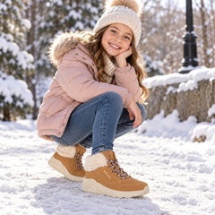 Skechers Ghete copii fete UNO LITE FUREVER FABULOUS 310817L CHESTNUT ICF0158-CSNT