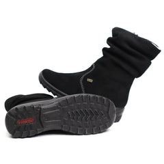 Rieker Ghete dama Z7171 01 negru velur ID0781-NGV