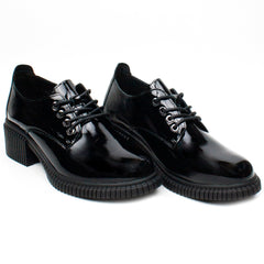 Pass Collection Pantofi dama J8B21601 01 L negru lac ID2283-NGL