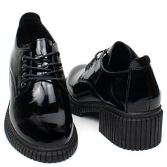 Pass Collection Pantofi dama J8B21601 01 L negru lac ID2283-NGL