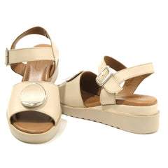 Anna Viotti Sandale dama D22 S361 bej ID3020-BEJ