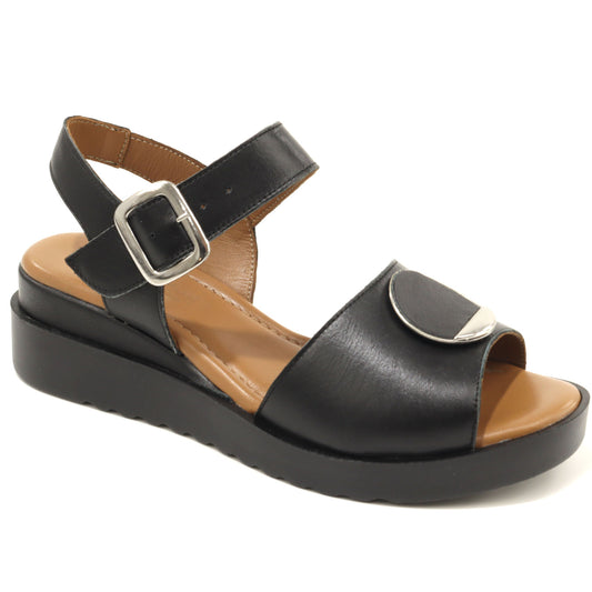 Anna Viotti Sandale dama D22 S361 negru ID3020-NG