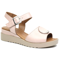 Anna Viotti Sandale dama D22 S361 pudra ID3020-PUD