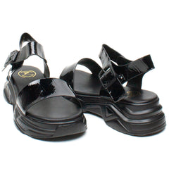 Formazione Sandale dama Q52390 negru ID3050-NG