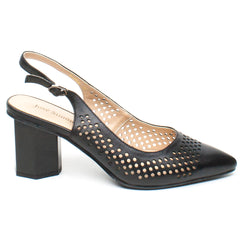 Jose Simon Pantofi dama decupati 06 2799 negru ID3062-NG