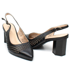 Jose Simon Pantofi dama decupati 06 2799 negru ID3062-NG