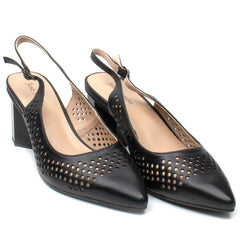 Jose Simon Pantofi dama decupati 06 2799 negru ID3062-NG