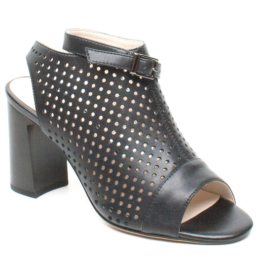 Jose Simon Sandale dama vara perforate 596 33 negru ID3064-NG