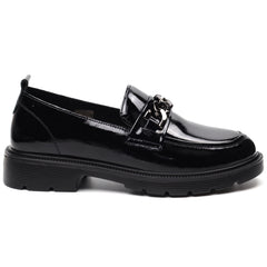 Pass Collection Pantofi dama X4X400008A 01 L negru lac ID3082-NGL