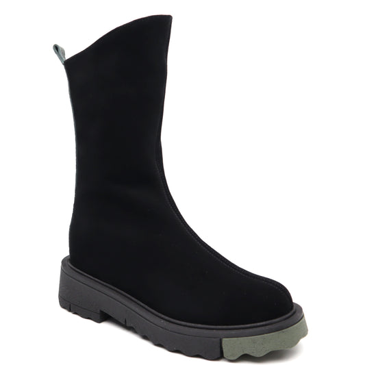 Anna Viotti Ghete dama D44 4448 negru velur ID3118-NGV