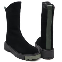 Anna Viotti Ghete dama D44 4448 negru velur ID3118-NGV