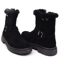 Feeling Ghete dama 2030 1 negru velur ID3157-NGV