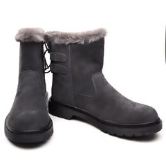 Feeling Ghete dama 2030 3 gri velur ID3158-GRIV