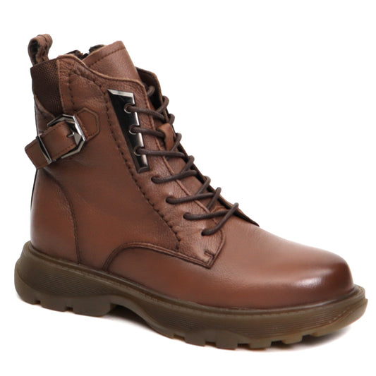 Formazione Ghete dama piele naturala 1935 maro ID3176-MARO