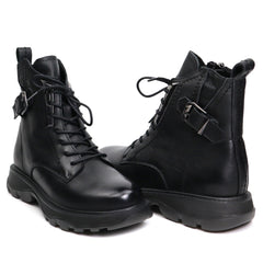Formazione Ghete dama piele naturala 1935 negru ID3176-NG