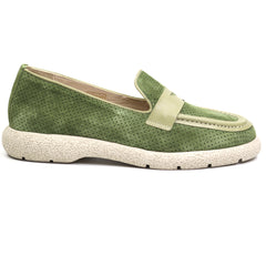Anna Viotti Pantofi dama D12 221 verde nubuk ID3302-VRDN