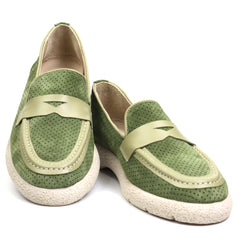 Anna Viotti Pantofi dama D12 221 verde nubuk ID3302-VRDN