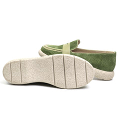 Anna Viotti Pantofi dama D12 221 verde nubuk ID3302-VRDN