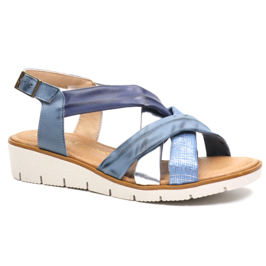 Lola Canales Sandale dama 2146 bleumarin ID3472-BLM