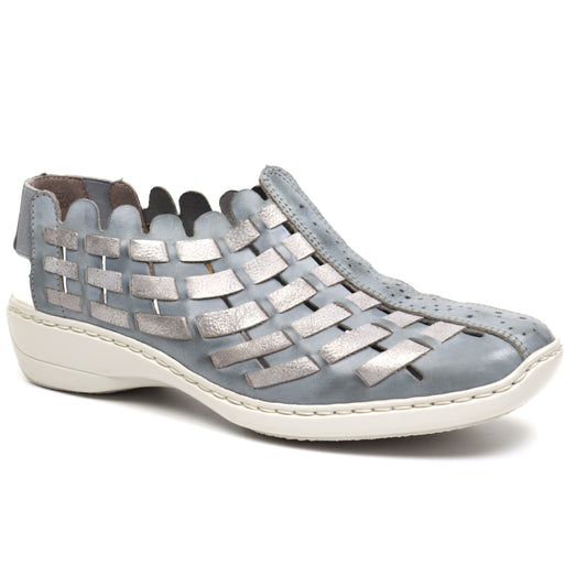 Rieker Pantofi dama 413V8 12 bleumarin ID3477-BLM