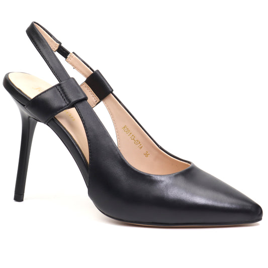 Jose Simon Pantofi dama decupati K08113 071 negru ID3518-NG