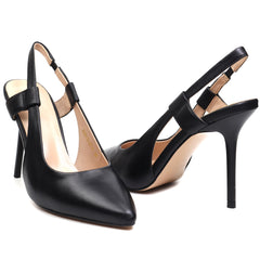 Jose Simon Pantofi dama decupati K08113 071 negru ID3518-NG