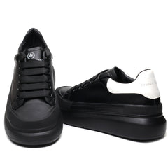 Franco Gerardo Pantofi dama piele naturala 232806 talpa neagra negru ID3525-NG